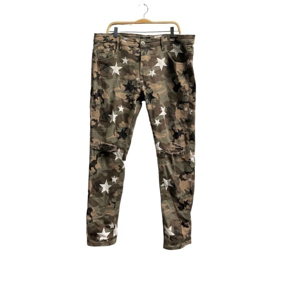 KDNK Star‎ Camo Pants Streetwear Men’s Size 38 - Picture 3 of 8